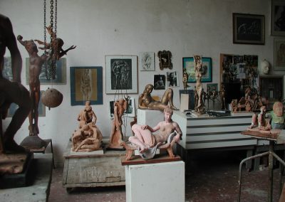 Inside the Villa Hebald Studio