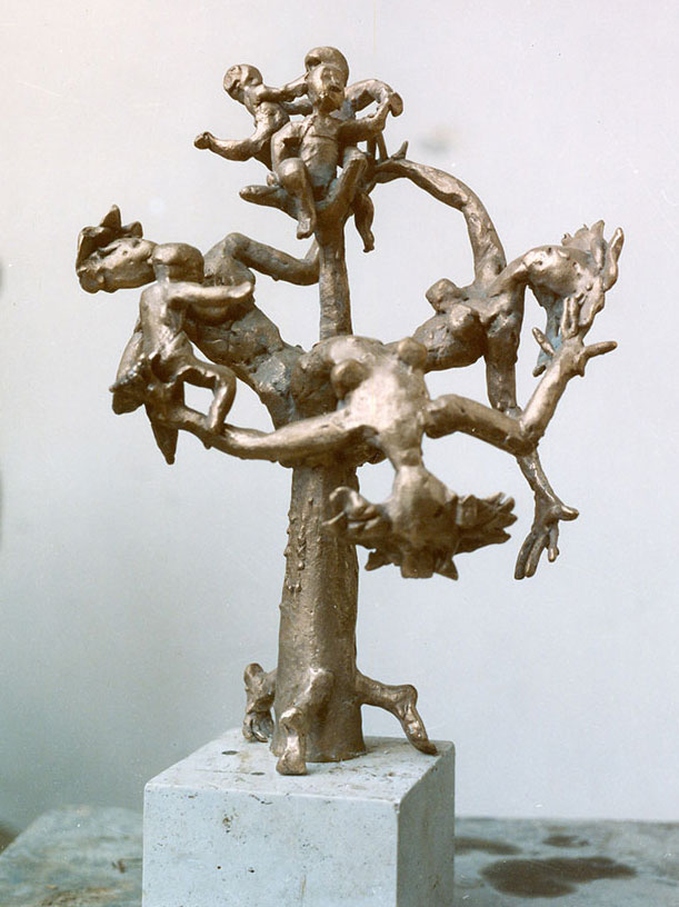 Milton Hebald. Tree People. Bronze. Unique