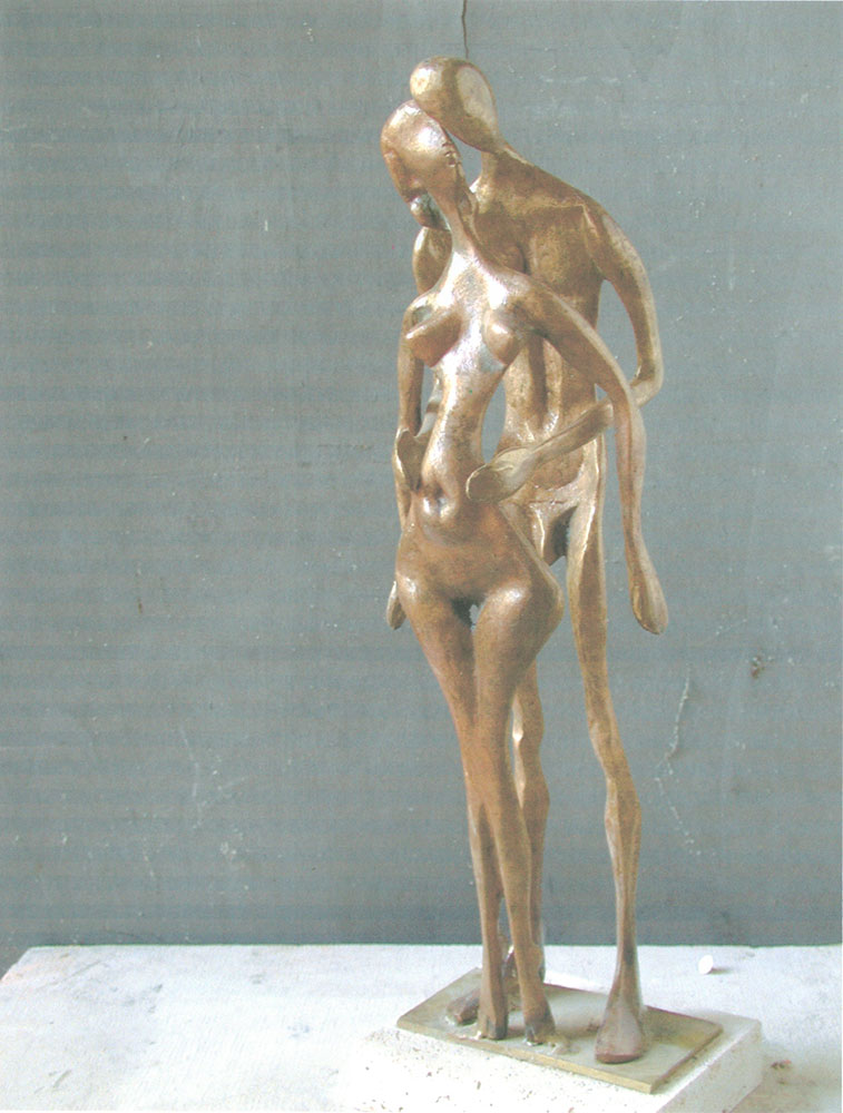 Milton Hebald. Approach. Frug Group. Bronze. 1967. Coll Lord & Lady Hampton