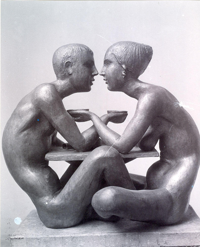 Milton Hebald. Feast. Bronze. 1983