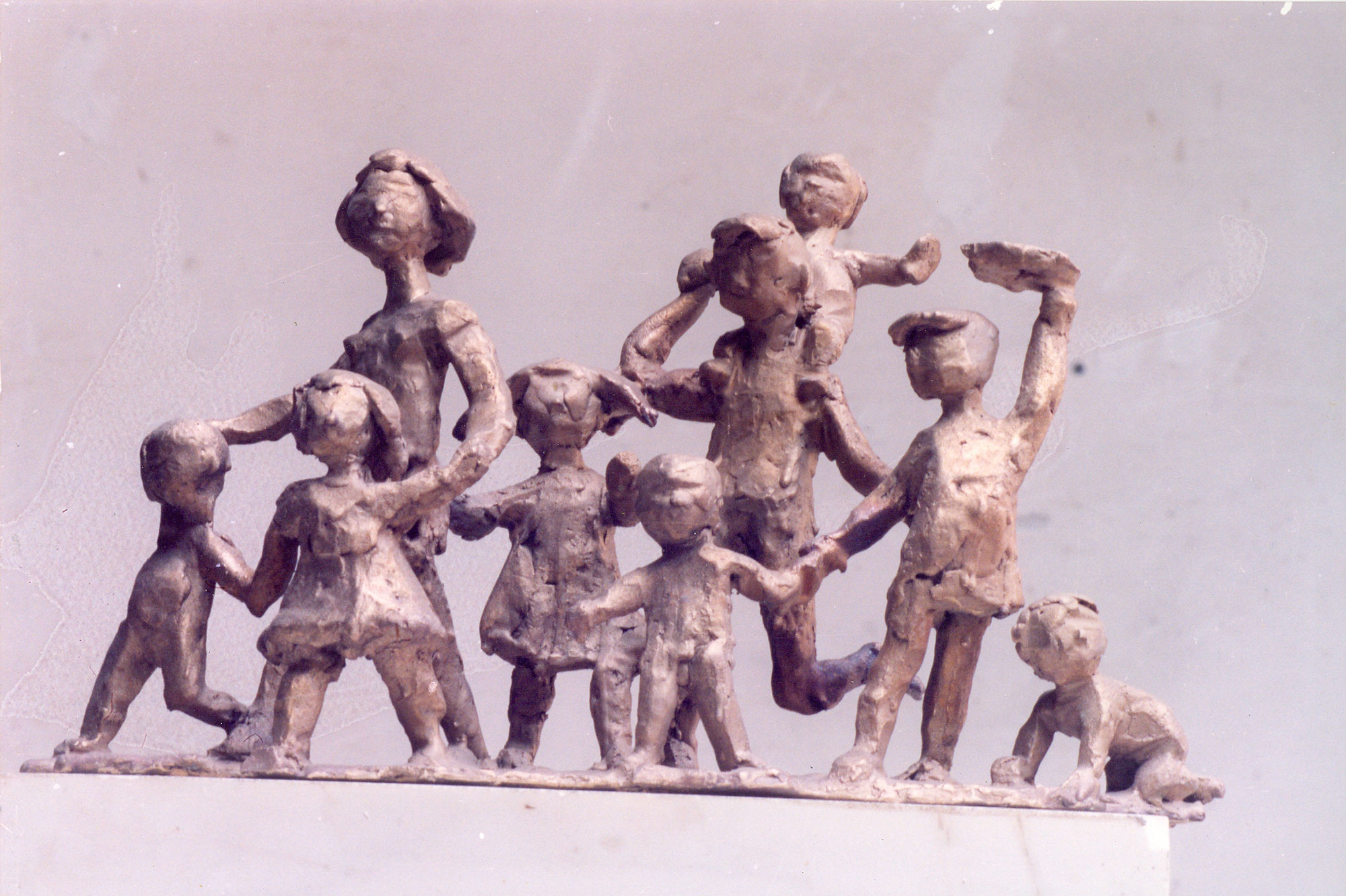 Milton Hebald. Kids. Bronze. c 1961 Coll Meo. Rome, Italy