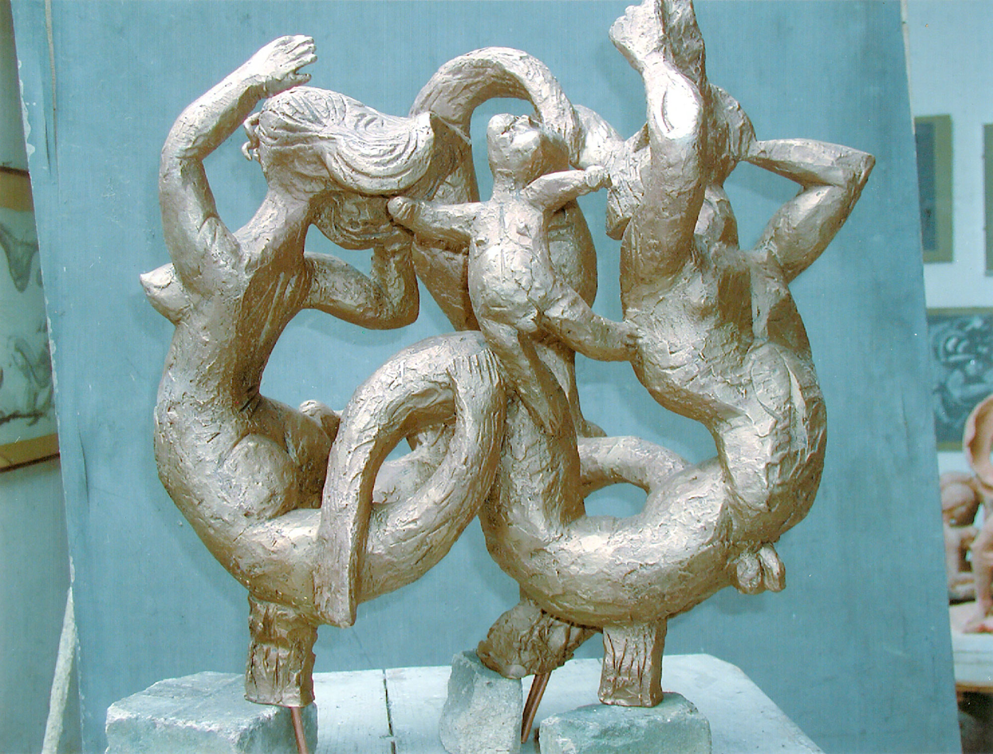 Milton Hebald. Mermaids & Triton Fountain. 1961