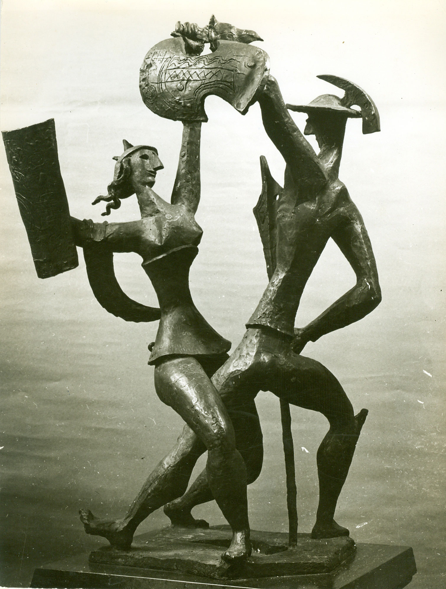 Battle of the Amazons, Bronze Unique 1948