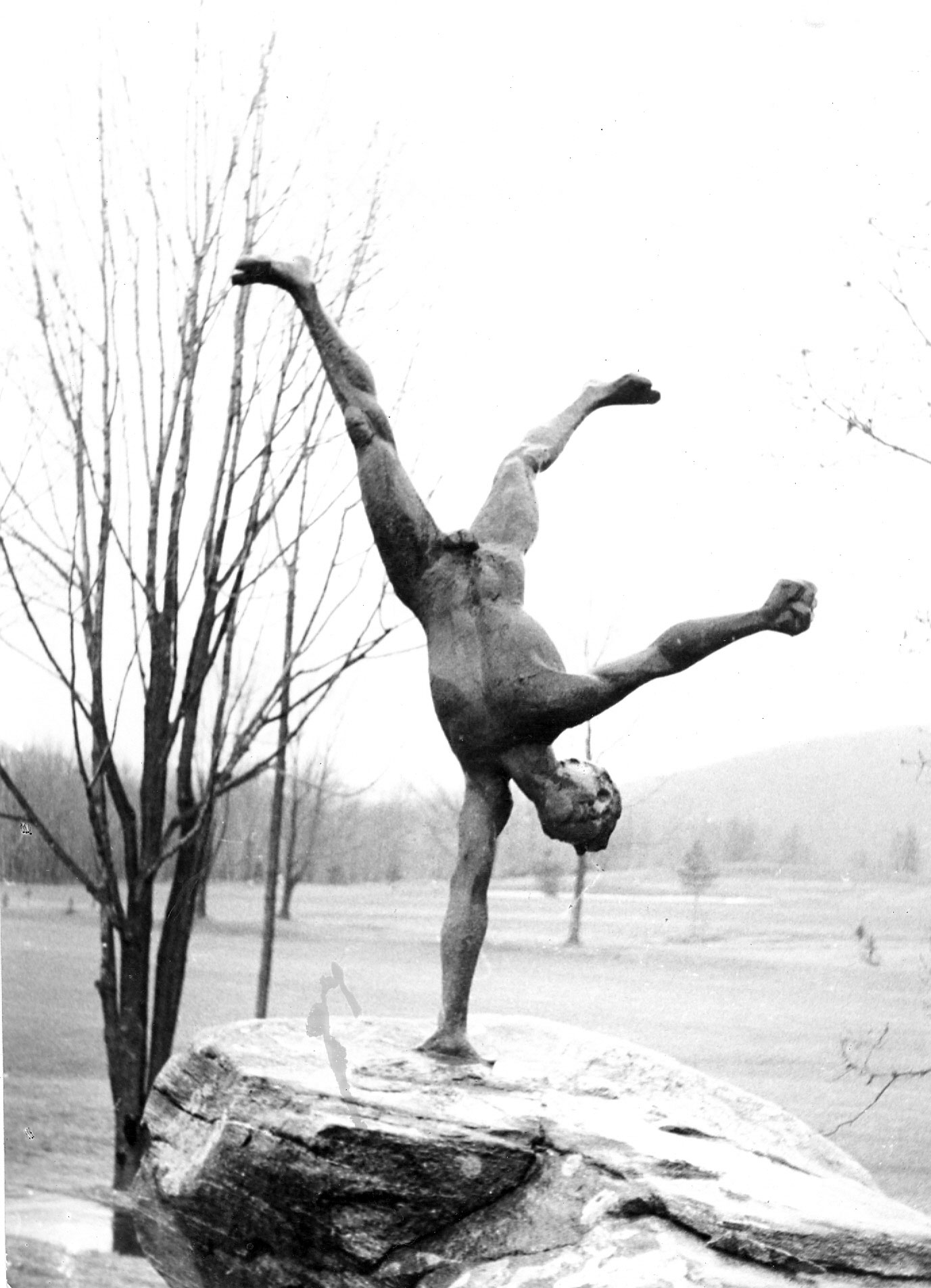Milton Hebald. Handstand, Morefar Golf Course, Bronze, 1963