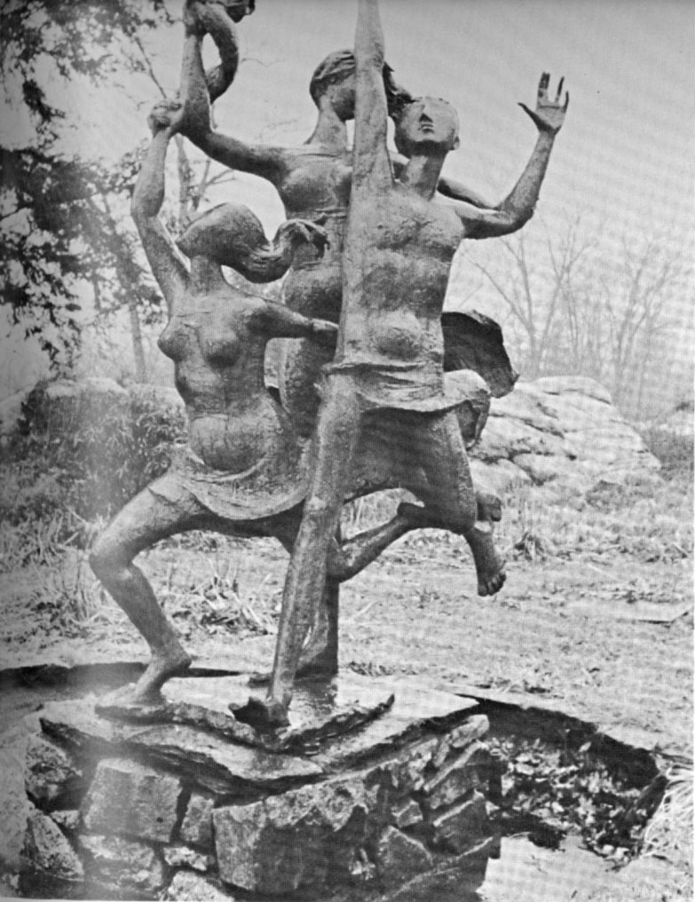 Milton Hebald. Joy of Life, Pomerance Fountain, Bronze, Private Collection, 1963