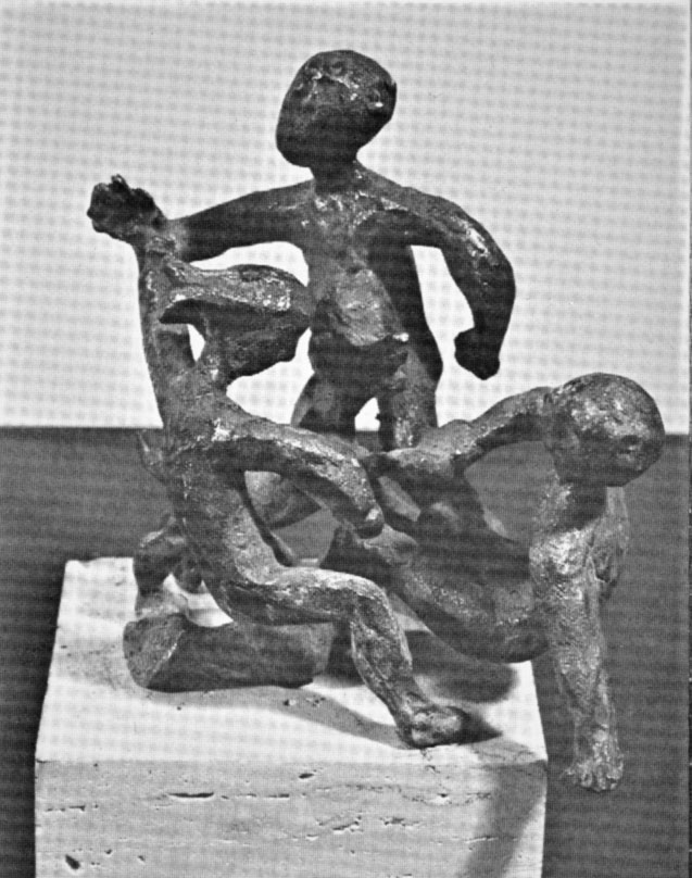 Milton Hebald. Model for Children at Play. Bronze. c1950