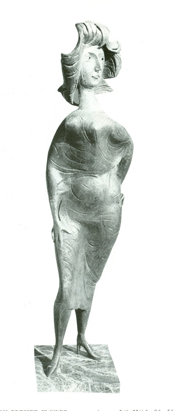 Pressed Flower. Bronze. 1958