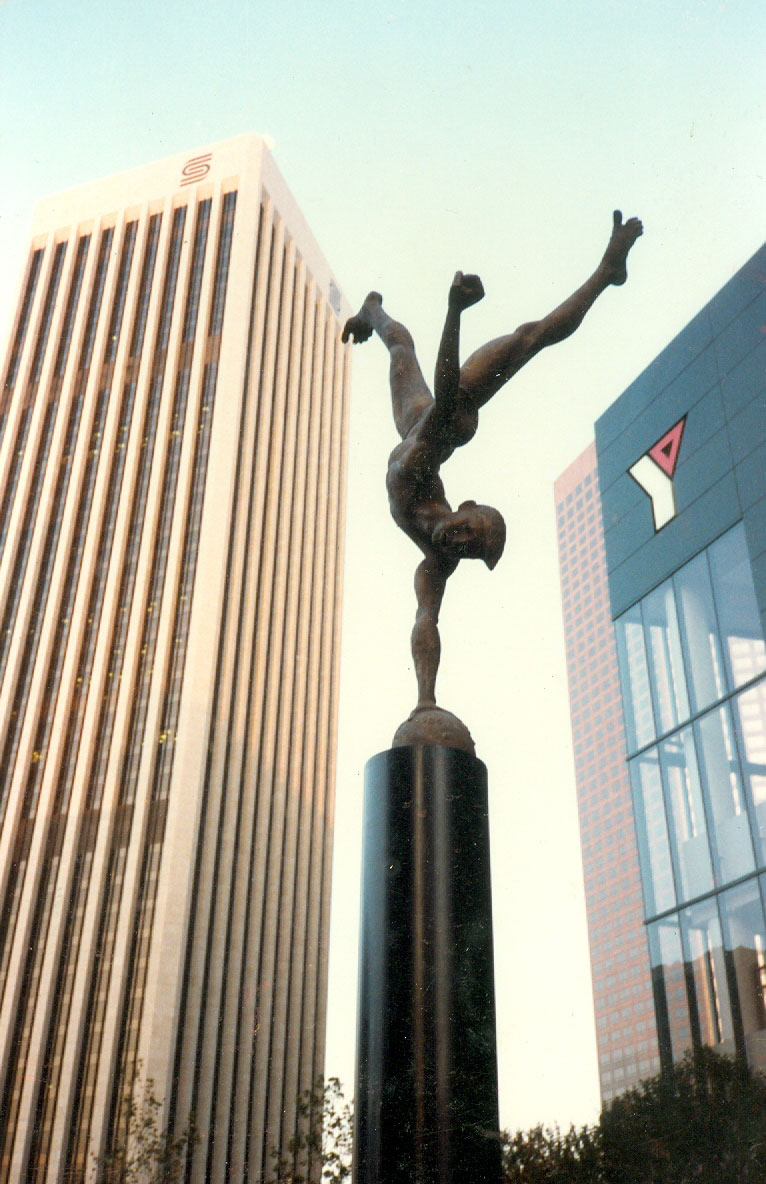 Milton Hebald. Handstand Los Angeles California, Bronze, 1984
